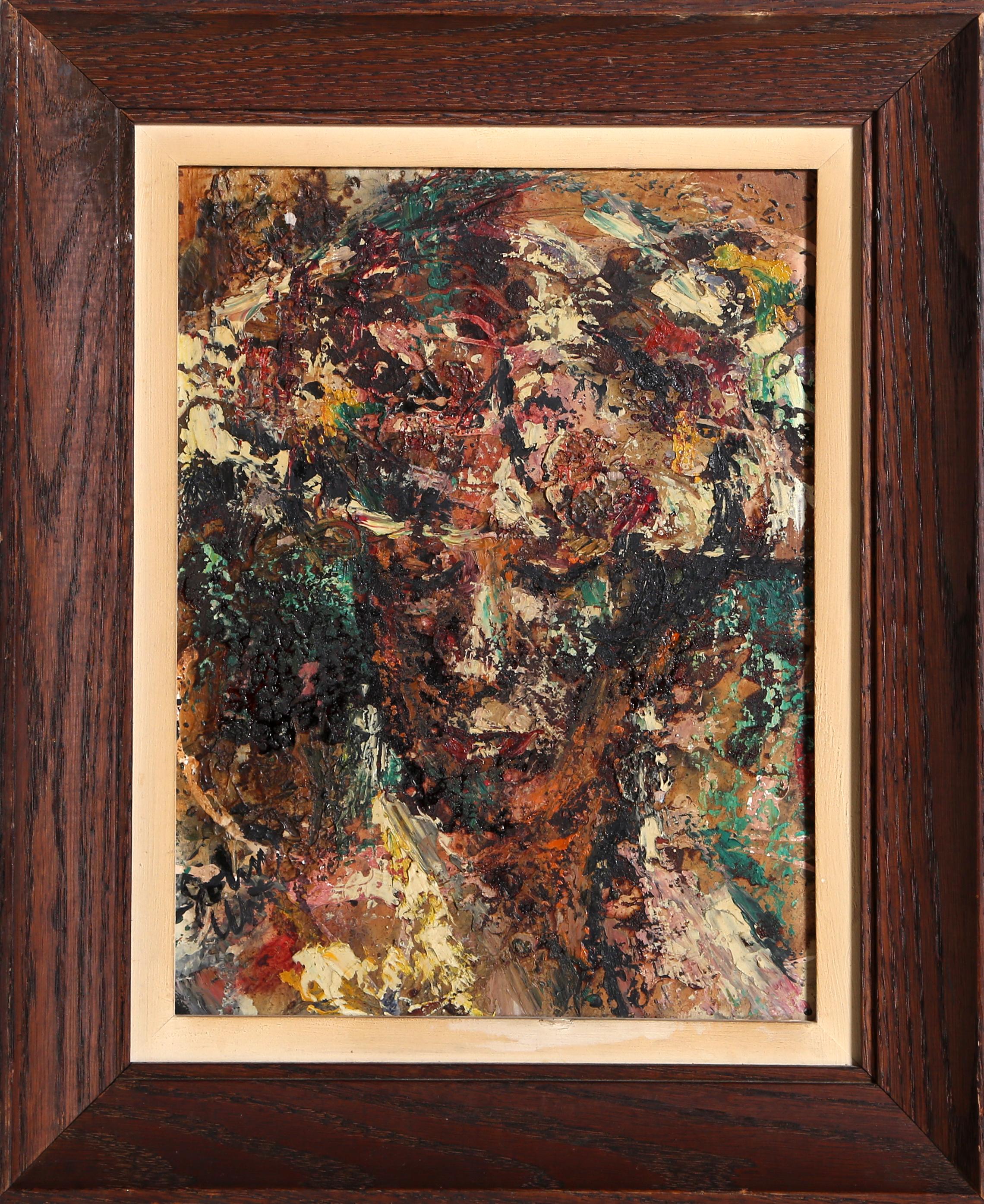 Portrait of A Woman, Abstract Oil Painting by John Uht