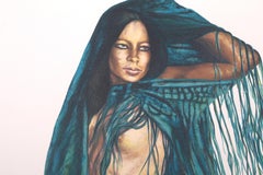 Shawl, Lithographie von Popo und Ruby Lee