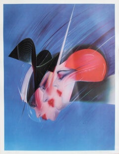 Retro Space Stirs, Lithograph by Pater Sato