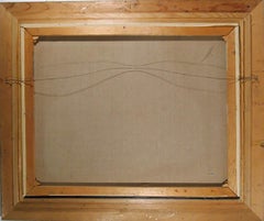 Kitchen, Impressionist Interior Oil Painting by Honey W. Kurlander