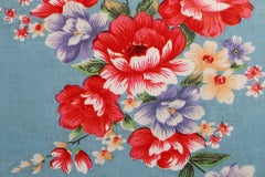Signed and Framed Floral Lithograph and Woodcut by Michael Lin