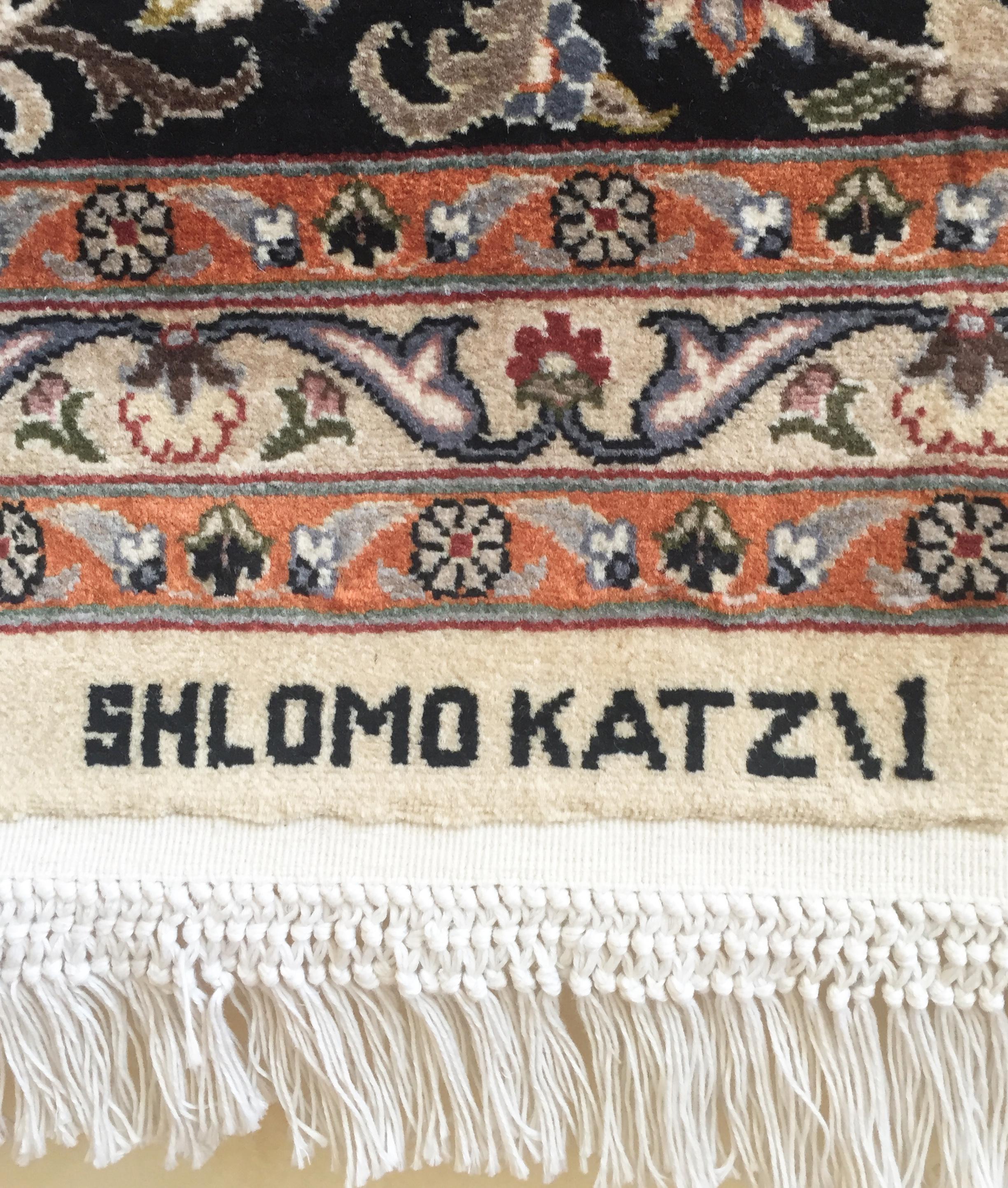 Who Knows One (Passover), Large Tapestry Rug by Shlomo Katz For Sale 6