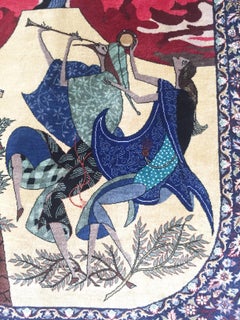 Moisés y los Diez Mandamientos (Pascua judía), Alfombra grande de tapiz de Shlomo Katz