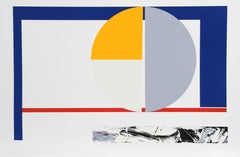 Jutland III, Abstract Geometric Screenprint by Budd Hopkins