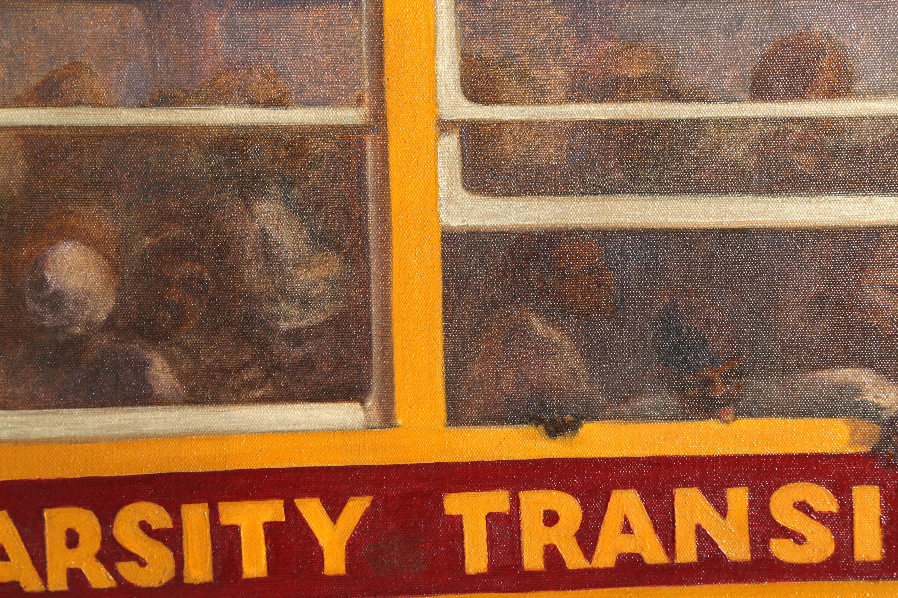 Varsity Transit Inc., Oil Painting by William Waithe For Sale 1
