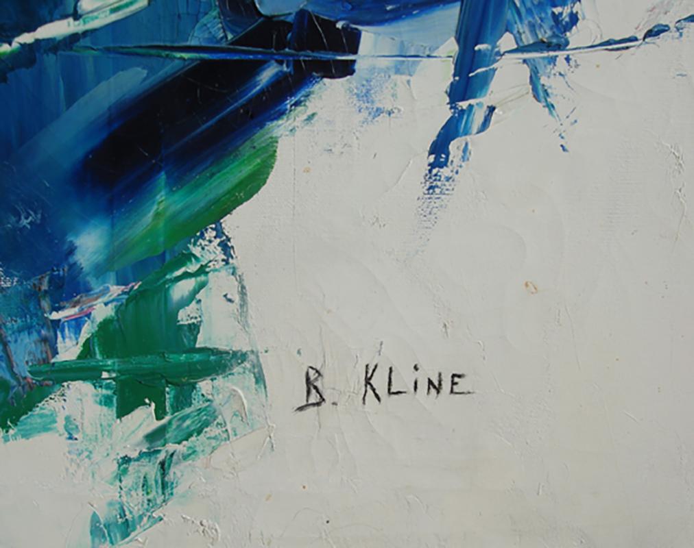 Artist: Bonnie Kline
Title: Untitled 
Year: circa 1970
Medium: Oil on Canvas, signed l.r.
Size: 46 in. x 46 in. (116.84 cm x 116.84 cm)