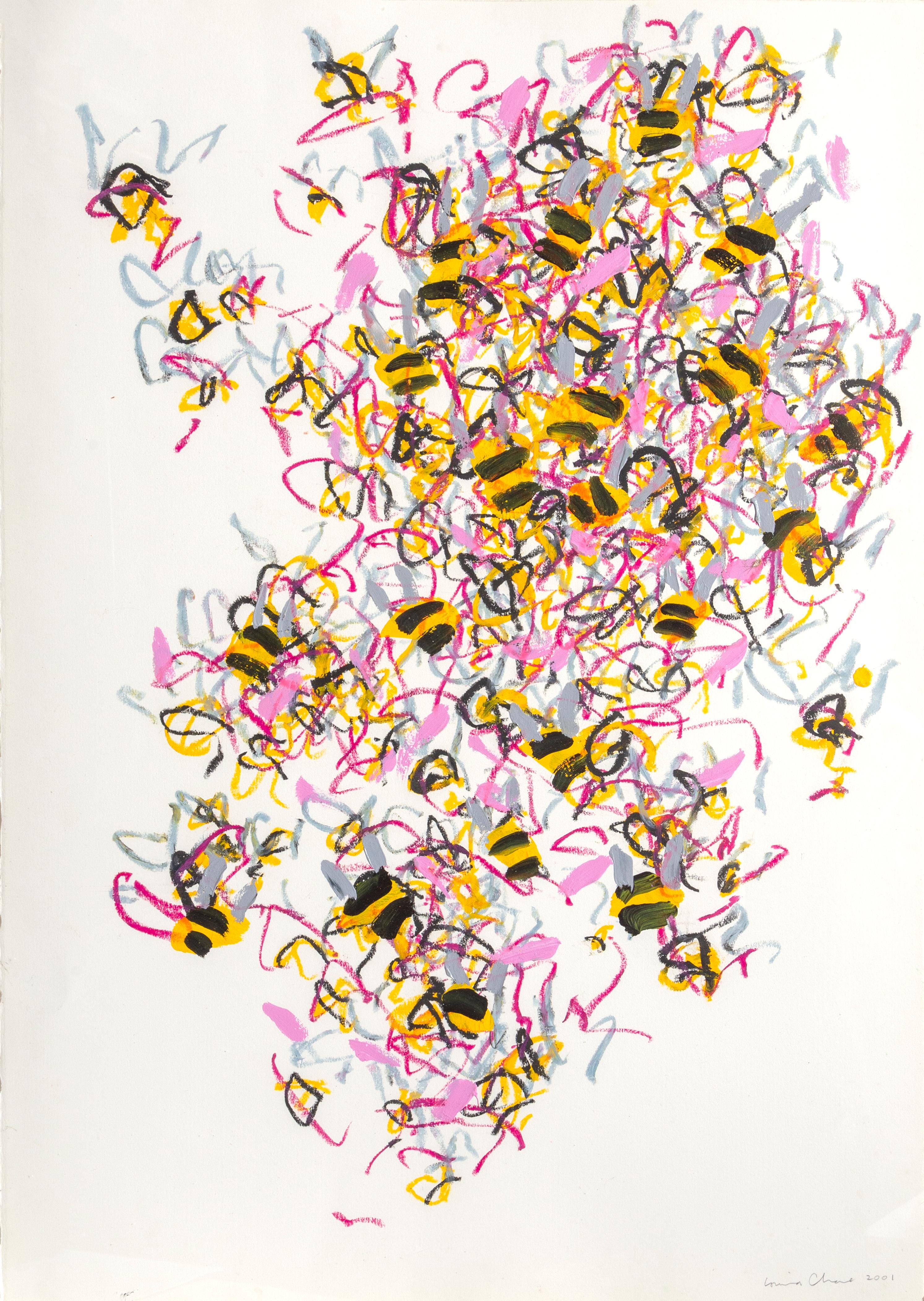 Louisa Chase Abstract Drawing - Bees