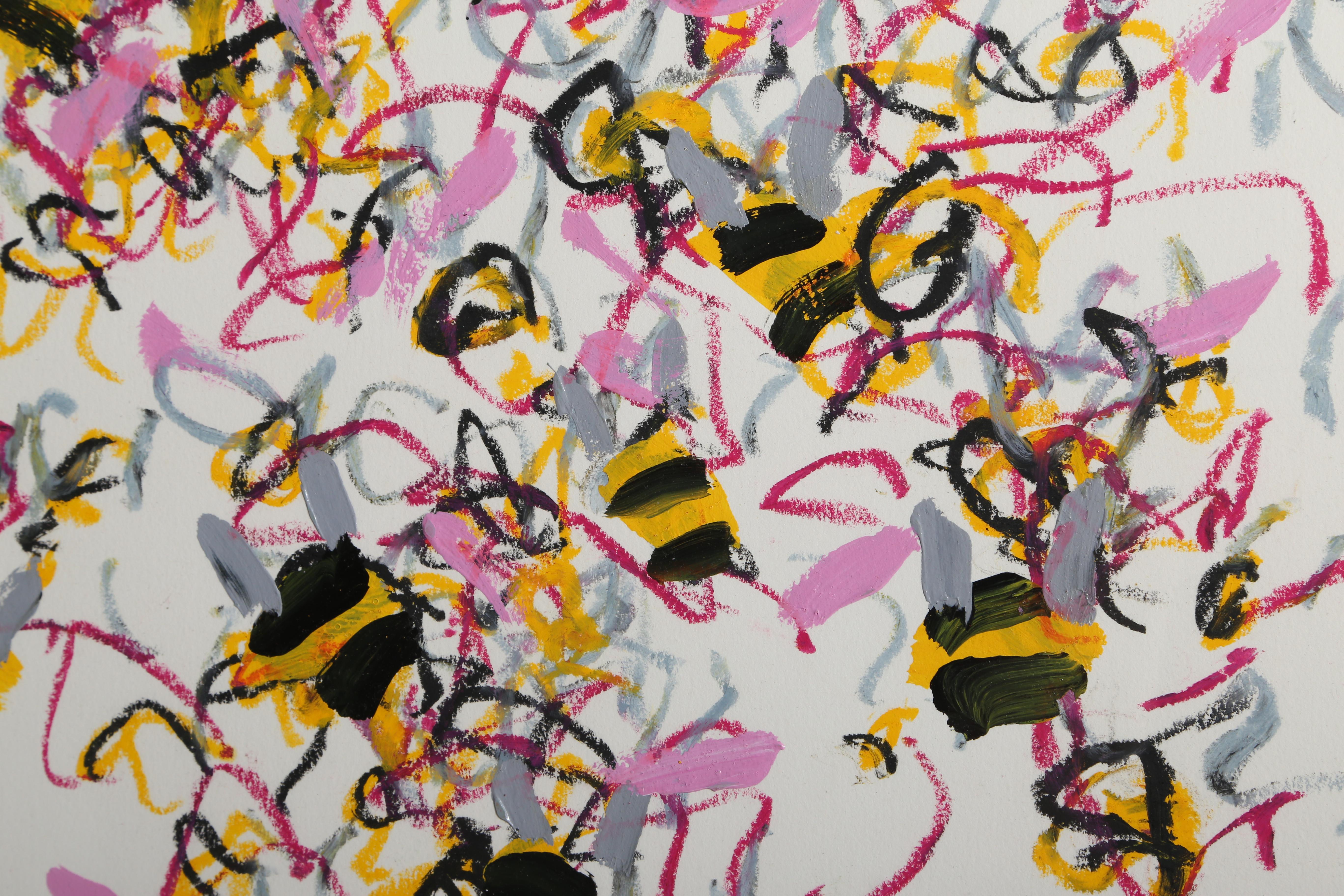 Bees - Abstract Expressionist Art by Louisa Chase