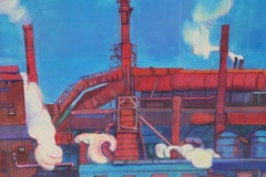 Urban Axes, Large Industrial Print by Phyllis Seltzer