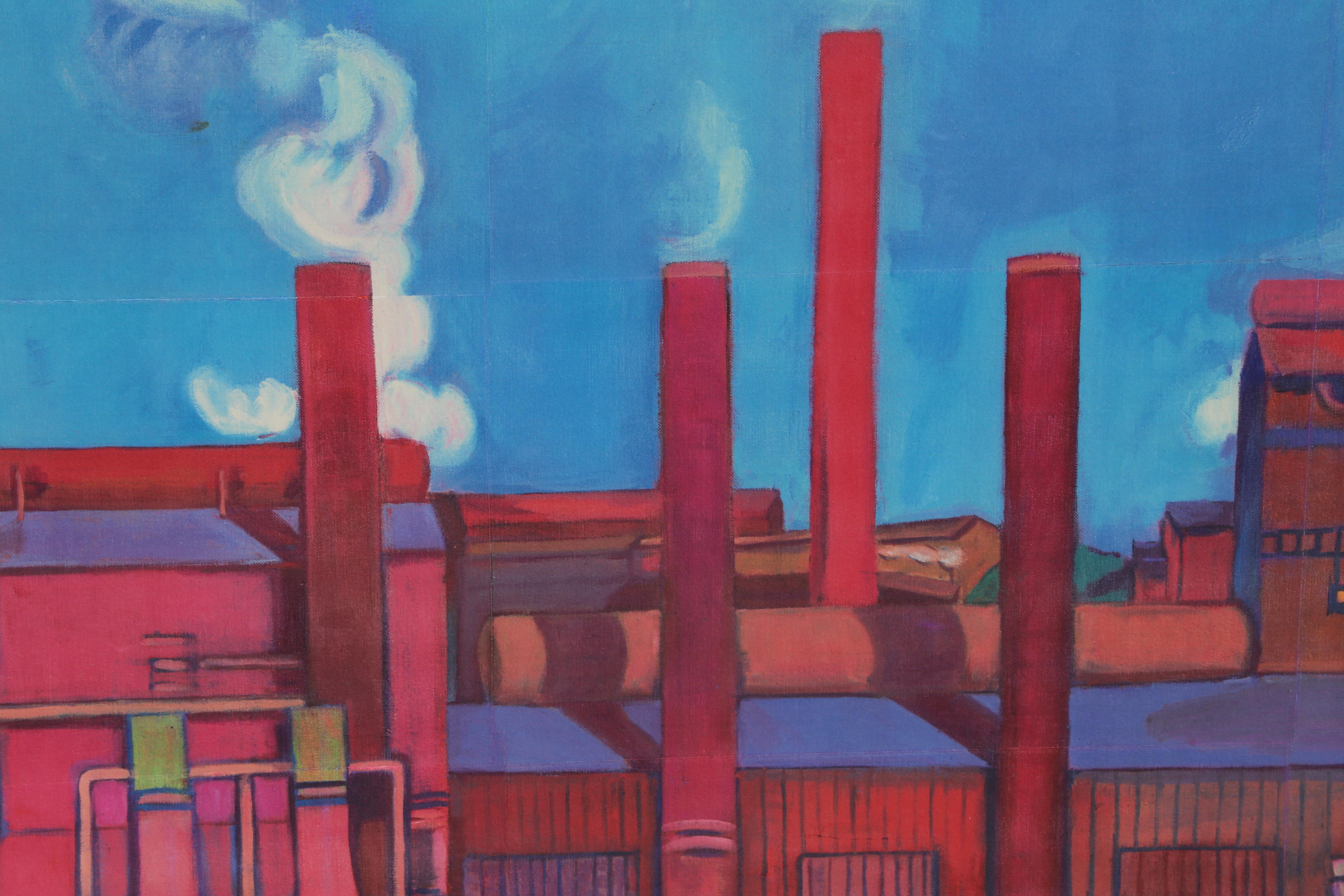 Hachas Urbanas, Gran Impresión Industrial de Phyllis Seltzer en venta 2