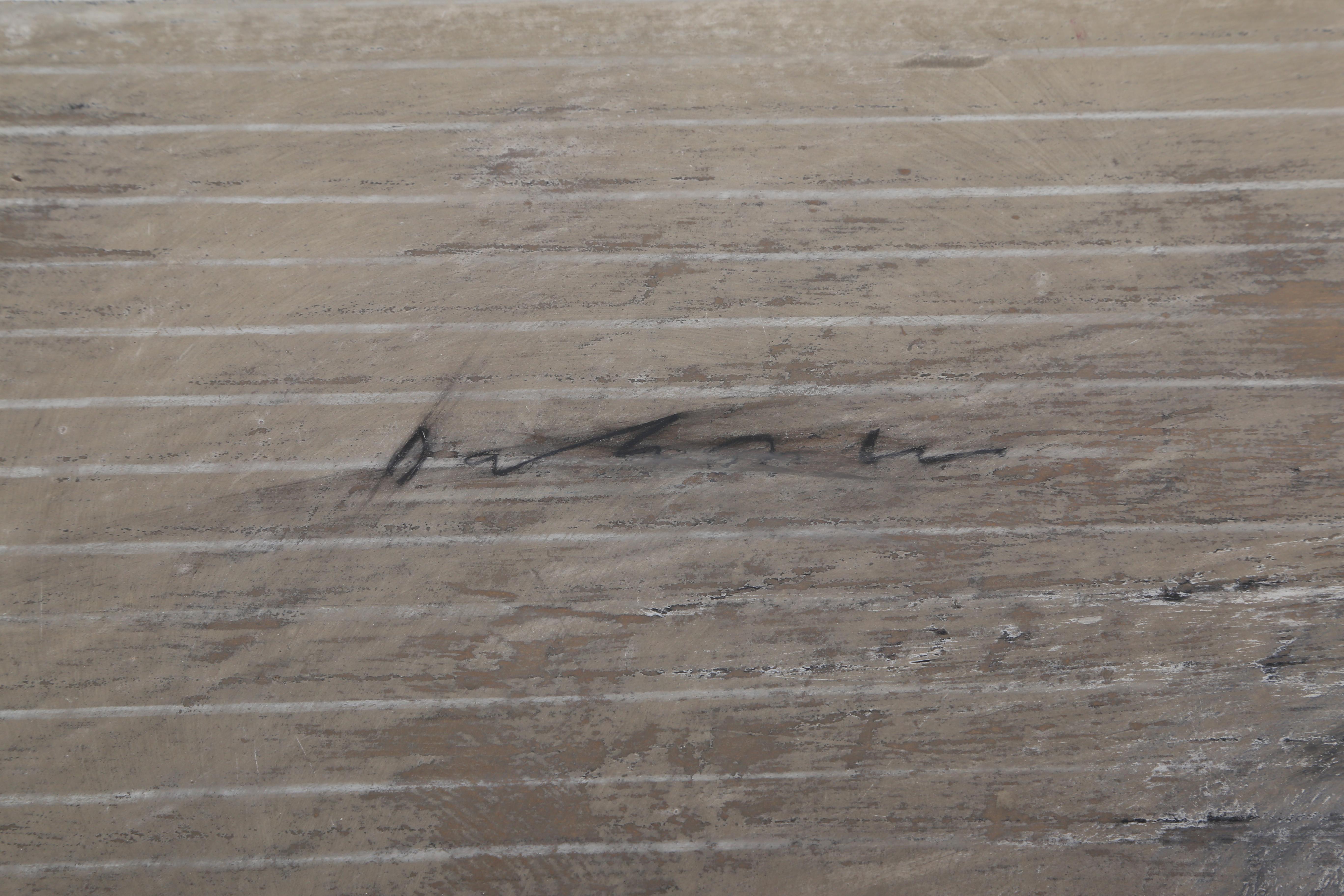 Senza titolo 3, disegno a tecnica mista su carta di Karl Fred Dahmen in vendita 3