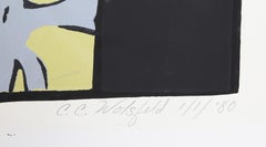 Mädchen, Siebdruck von Cindy Wolsfeld