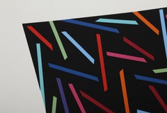 Trycker, Colorful Abstract Screenprint from New York 10, Alan Cote 1969