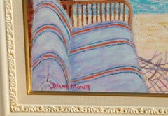 Spring by the Pool, Oil Painting on Canvas by Diane Monet