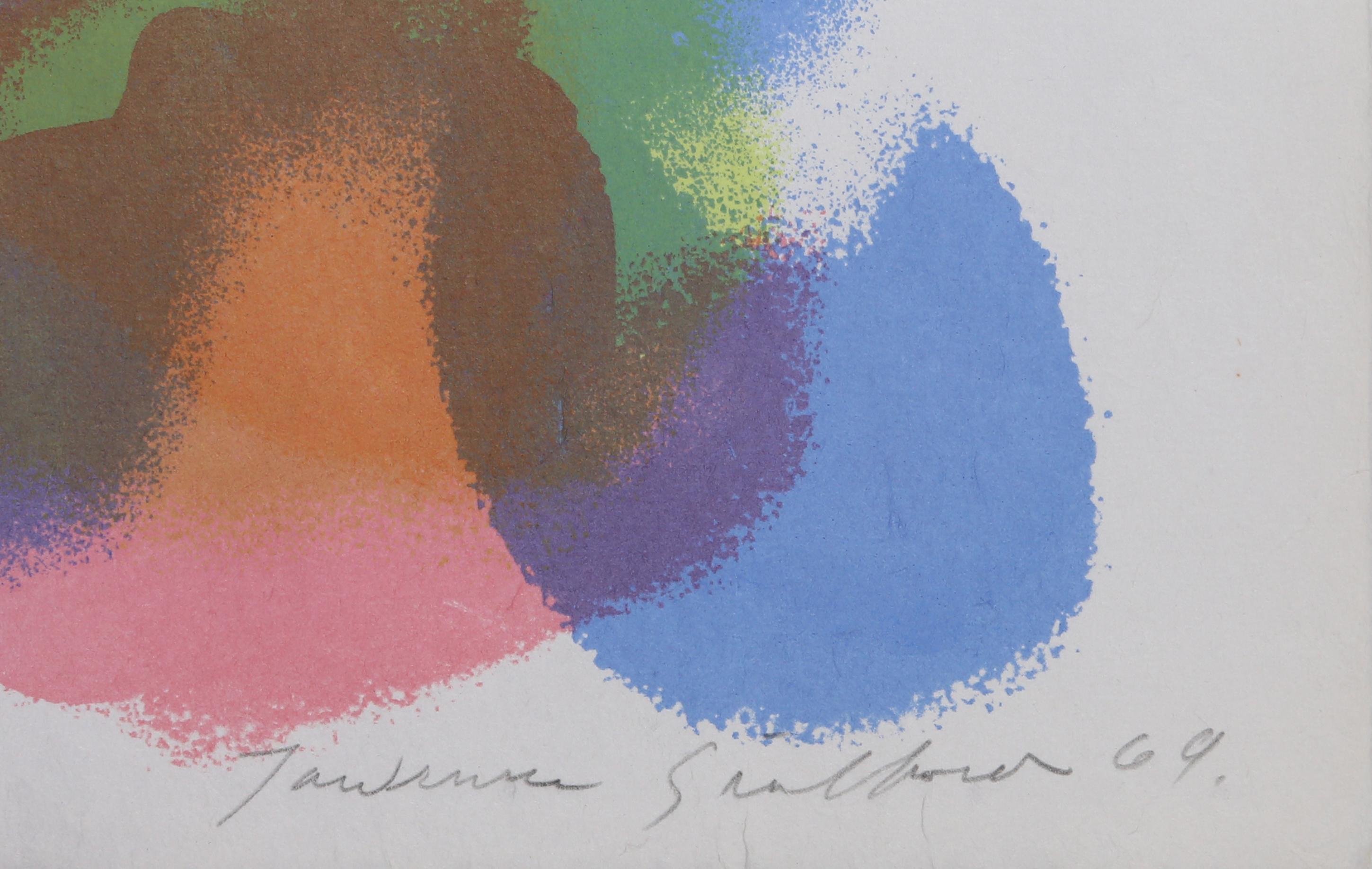 Juniasha, Colorful Abstract from New York 10, Lawrence Stafford 1969 For Sale 3