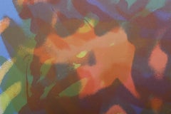 Juniasha, Colorful Abstract Screenprint from New York 10 by Lawrence Stafford