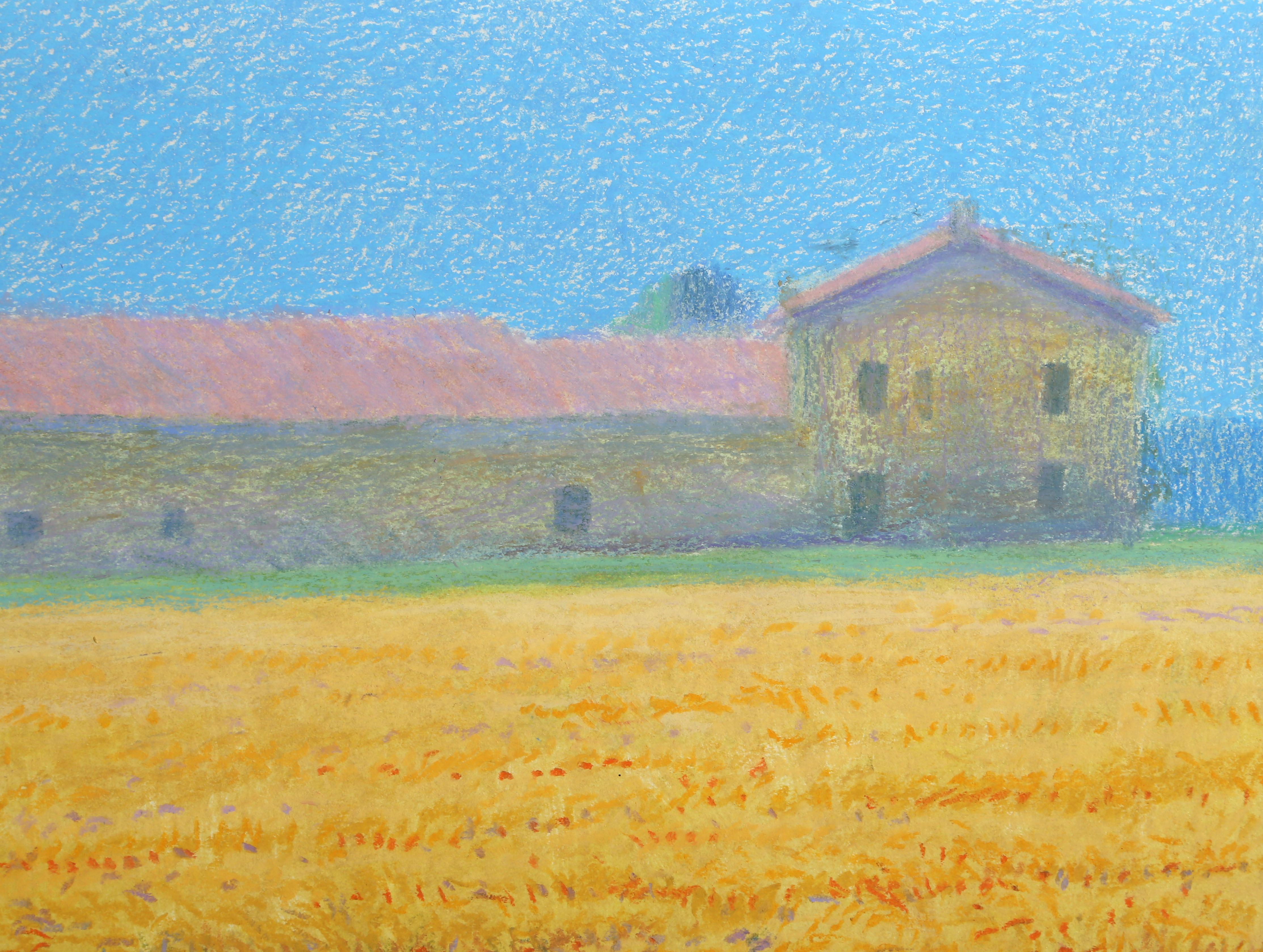 house in a field