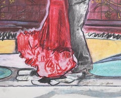 Fred and Ginger, Pop Art Lithograph by Larry Rivers