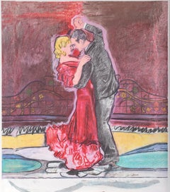 Fred and Ginger, Pop Art Lithograph by Larry Rivers