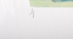 Pale Day, Impressionist Monotype Print by Stephen Lack