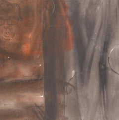 The Scapegoat II, Court Drawing by Marshall Goodman