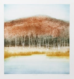 Birch Grove, gravure signée par Harvey Kidder