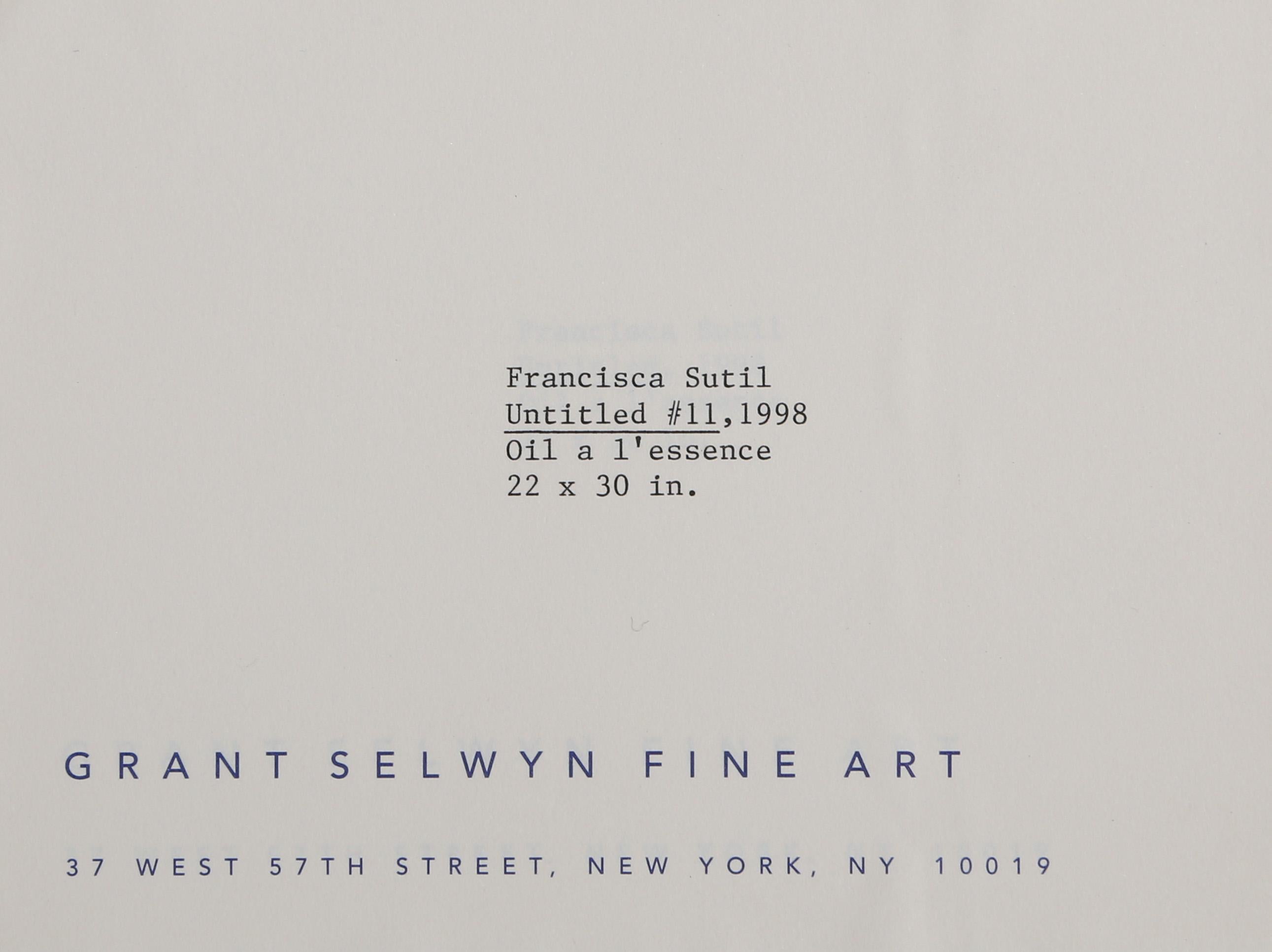 Sans titre n° 11, peinture à rayures minimaliste de Francisca Sutil en vente 4