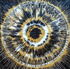 Tiger's Eye, Large Abstract Expressionist Painting by William Hewes
