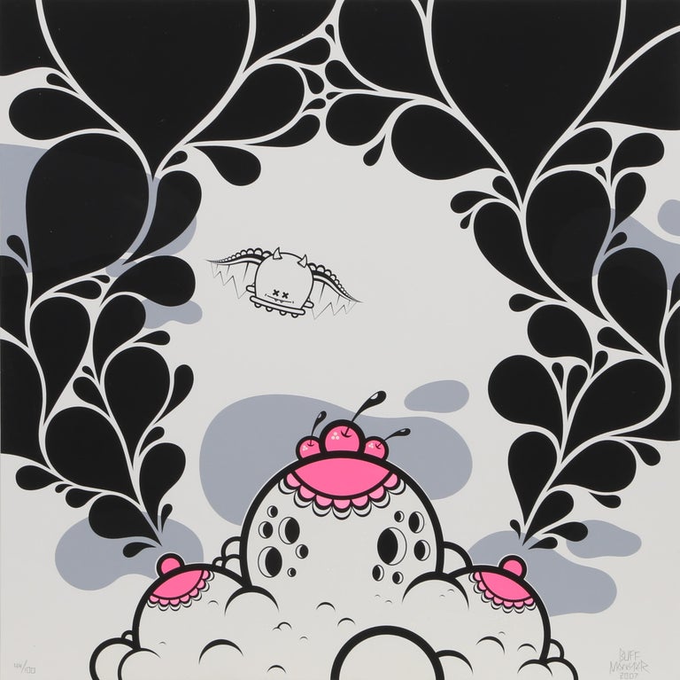Buff Monster - Cherry, Pop Art Silkscreen by Buff Monster