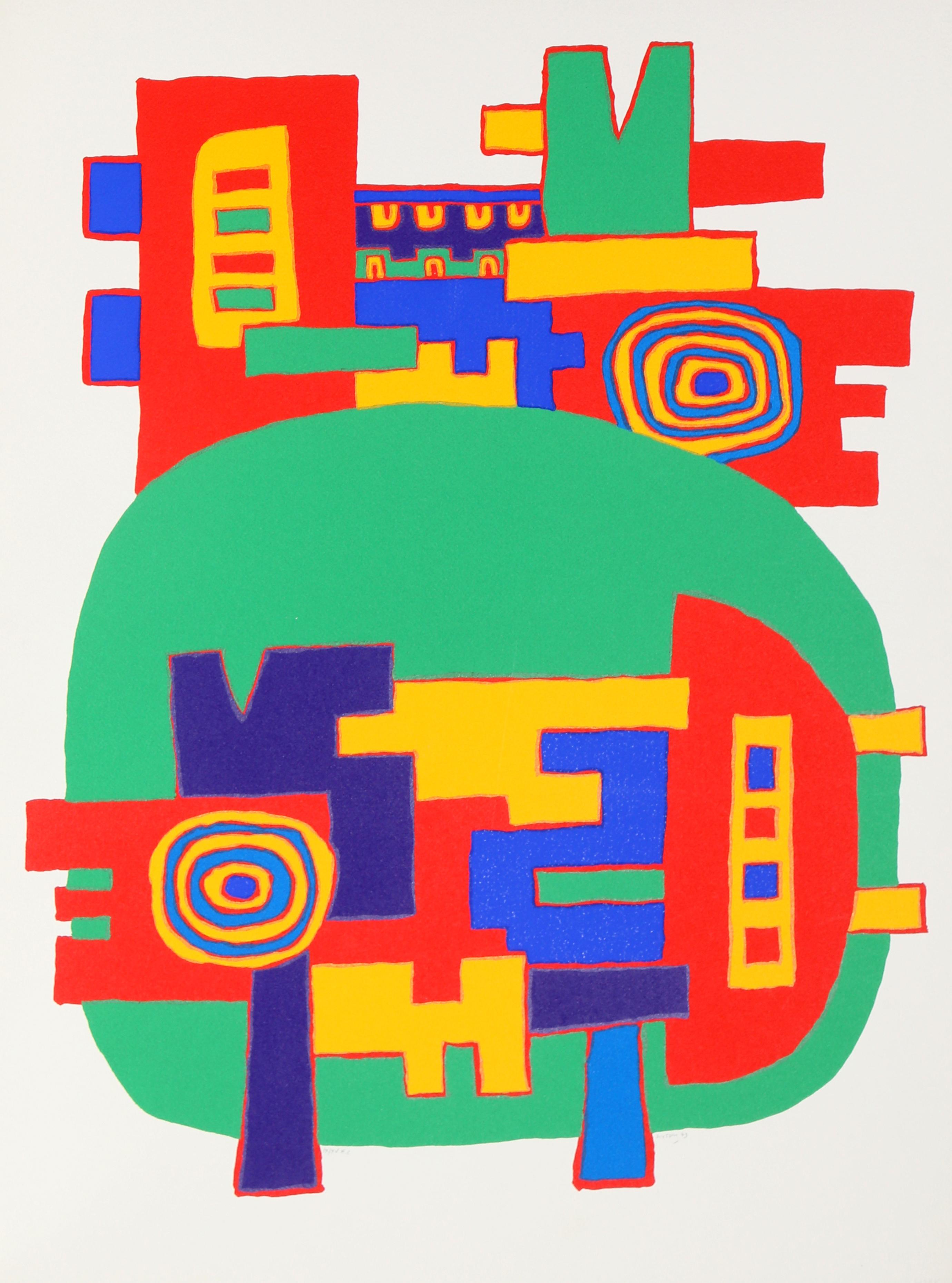 Künstler: Jacques Soisson
Titel: Unbenannt 
Jahr: 1979
Medium: Serigraphie [Mit Bleistift signiert und nummeriert]
Auflage: 150
Papierformat: 30 x 22 Zoll