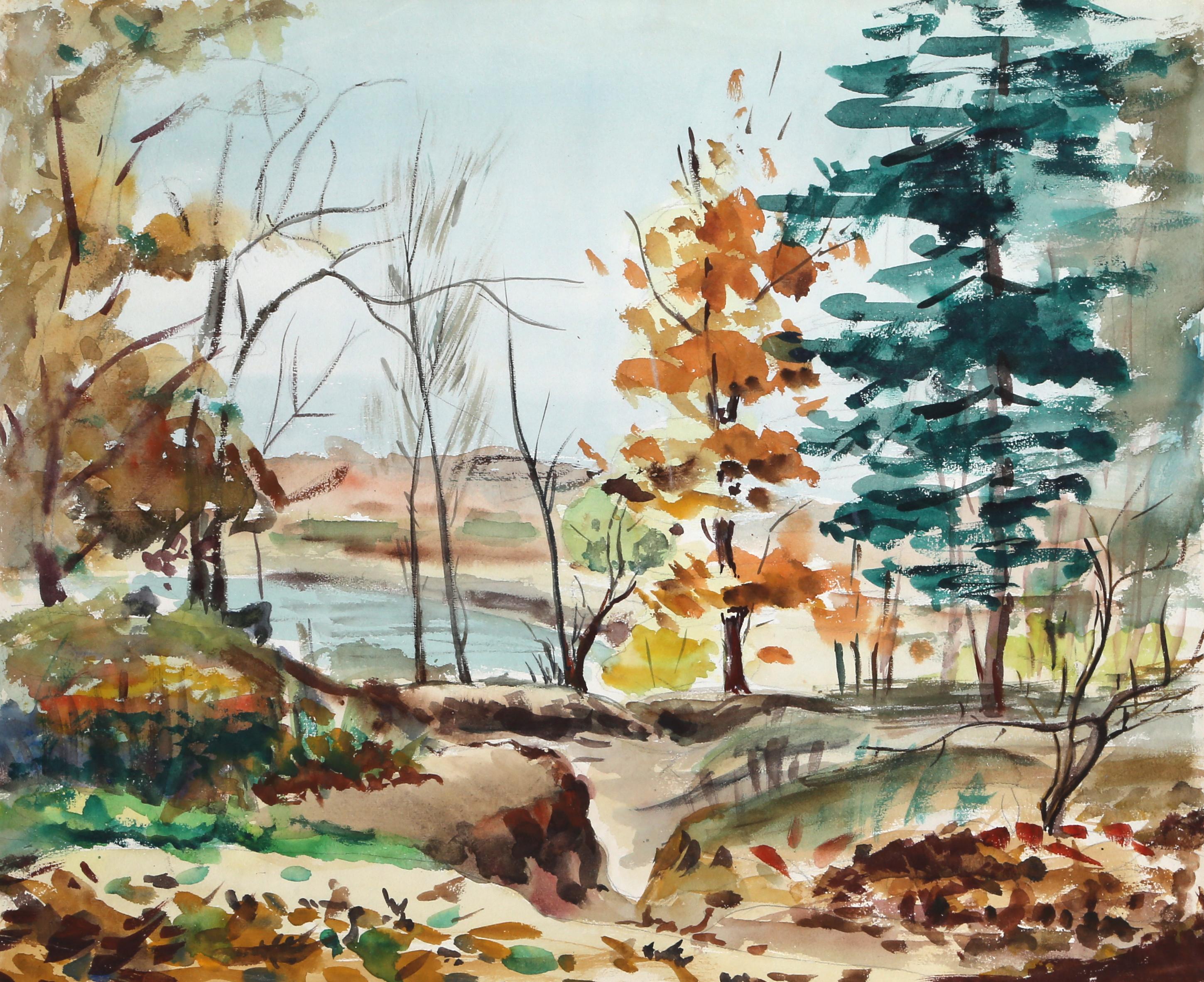 Eve Nethercott, "Fall", New England Landscape