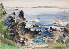 Eve Nethercott, « Cape Elizabeth », paysage de la Nouvelle-Angleterre