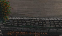 San Antonio de Oriente, Honduras, Painting by Jose Antonio Velasquez 1962