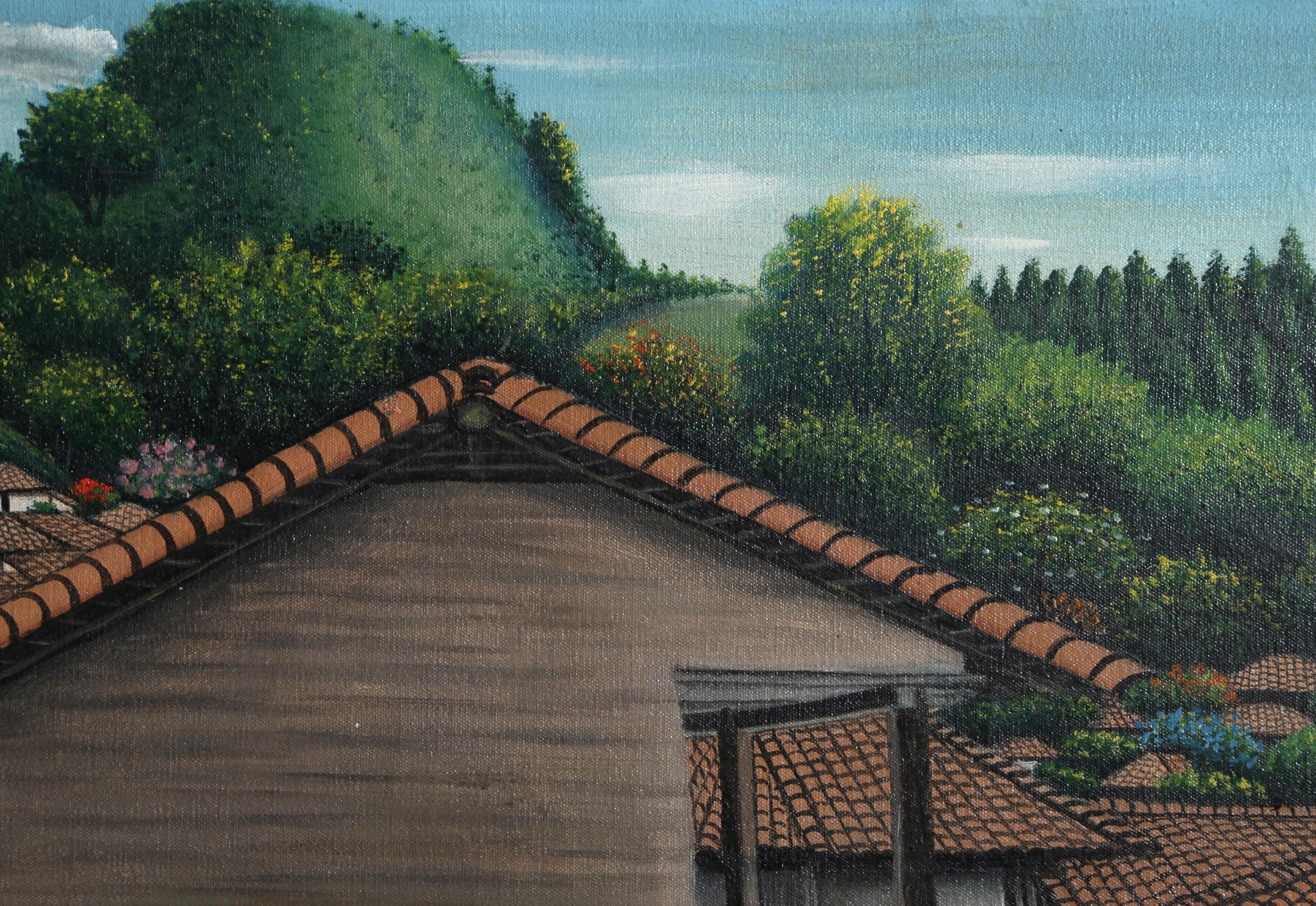 San Antonio de Oriente, Honduras, Pintura de Jose Antonio Velasquez 1962 1