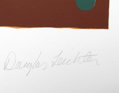 Colorful Abstract Silkscreen by Douglas Leichter