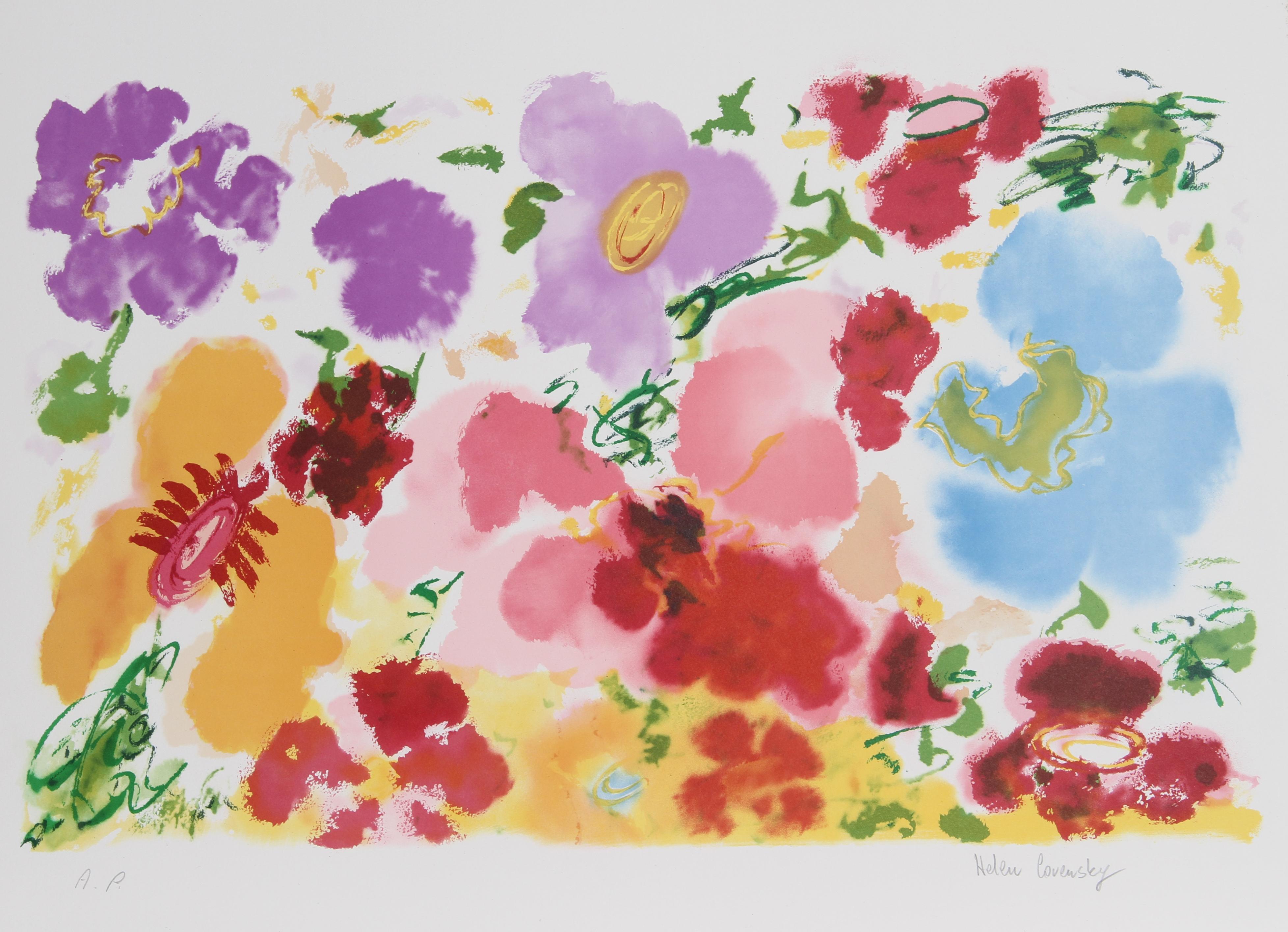 Red Petals
Helen Covensky, Polish/American (1925–2007)
Date: 1980
Lithograph, signed and numbered in pencil
Edition of 225, AP
Image Size: 17.5 x 28 inches
Size: 22 in. x 29 in. (55.88 cm x 73.66 cm)