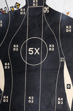 Blanco humano 2, pintura en técnica mixta de Anatol Pacanowski