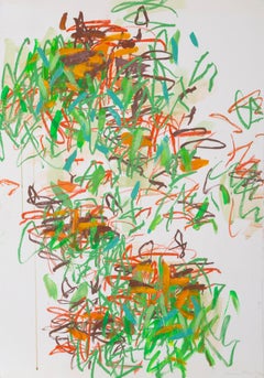 Tyger Tyger, Abstract Expressionist Drawing by Louisa Chase