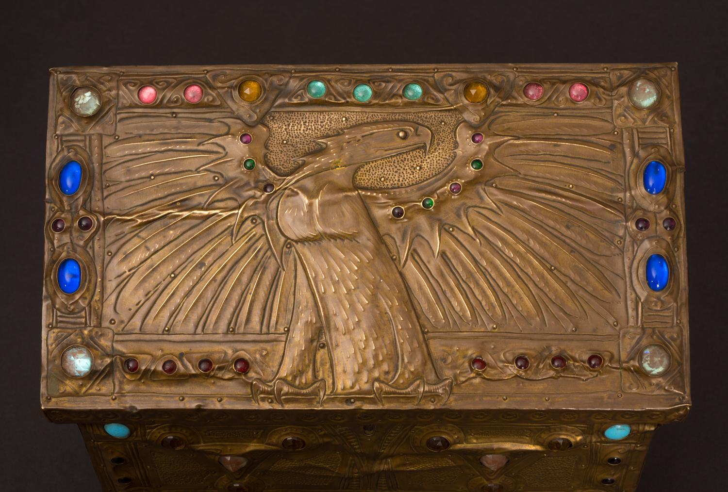 Golden Eagle Box - Art by Alfred Daguet Atelier