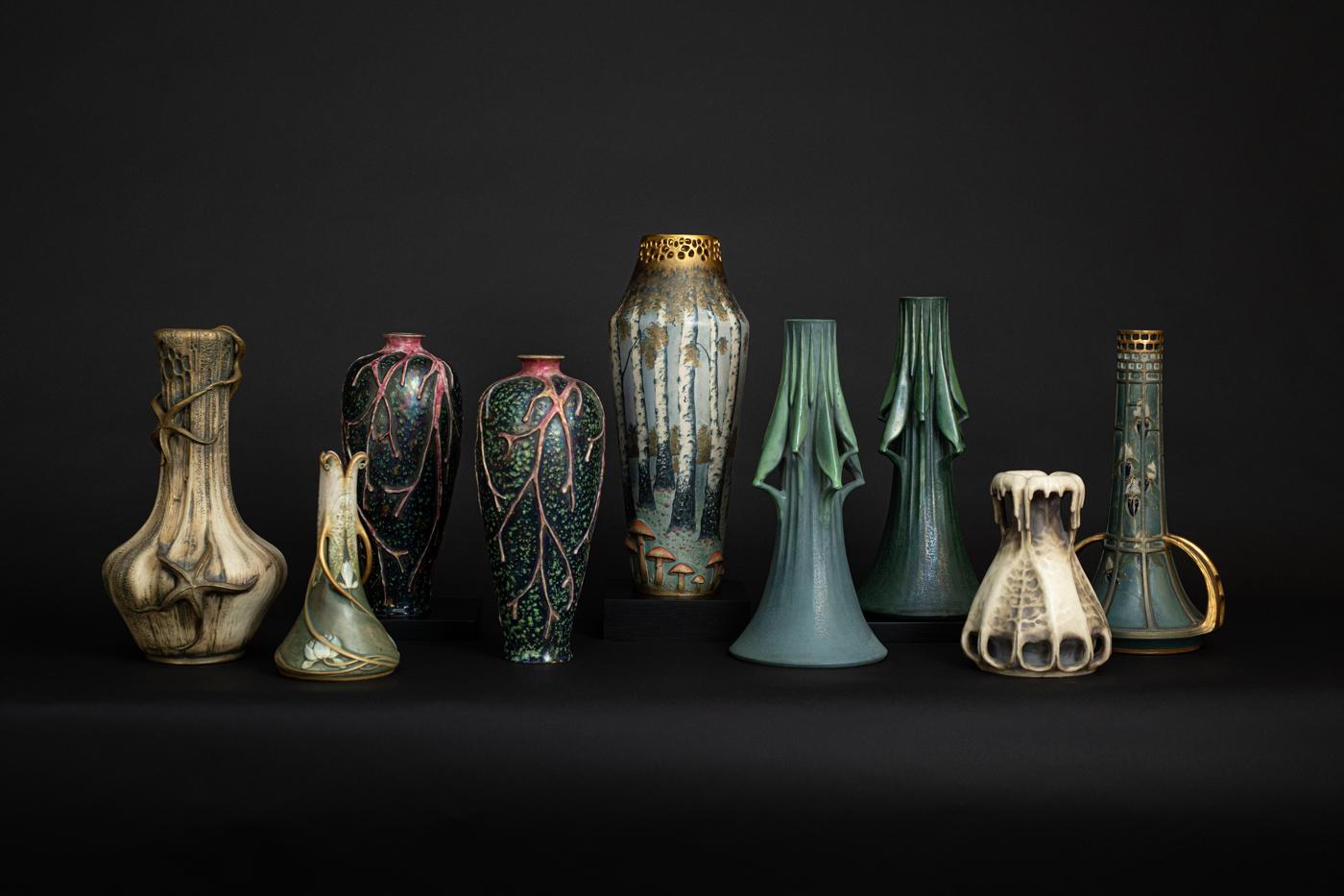 Seaweed Vase [set of 2] by Riessner, Stellmacher & Kessel, RStK Amphora 3
