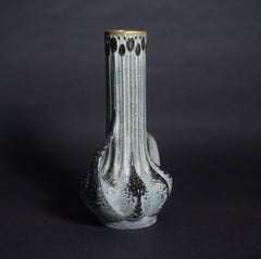 Vase with Stylized Flowers by Paul Dachsel for Kunstkeramik