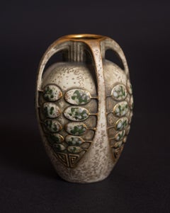 Urn-Shaped Vase with Stylized Tree Motif by Paul Dachsel for Ernst Wahliss Co.