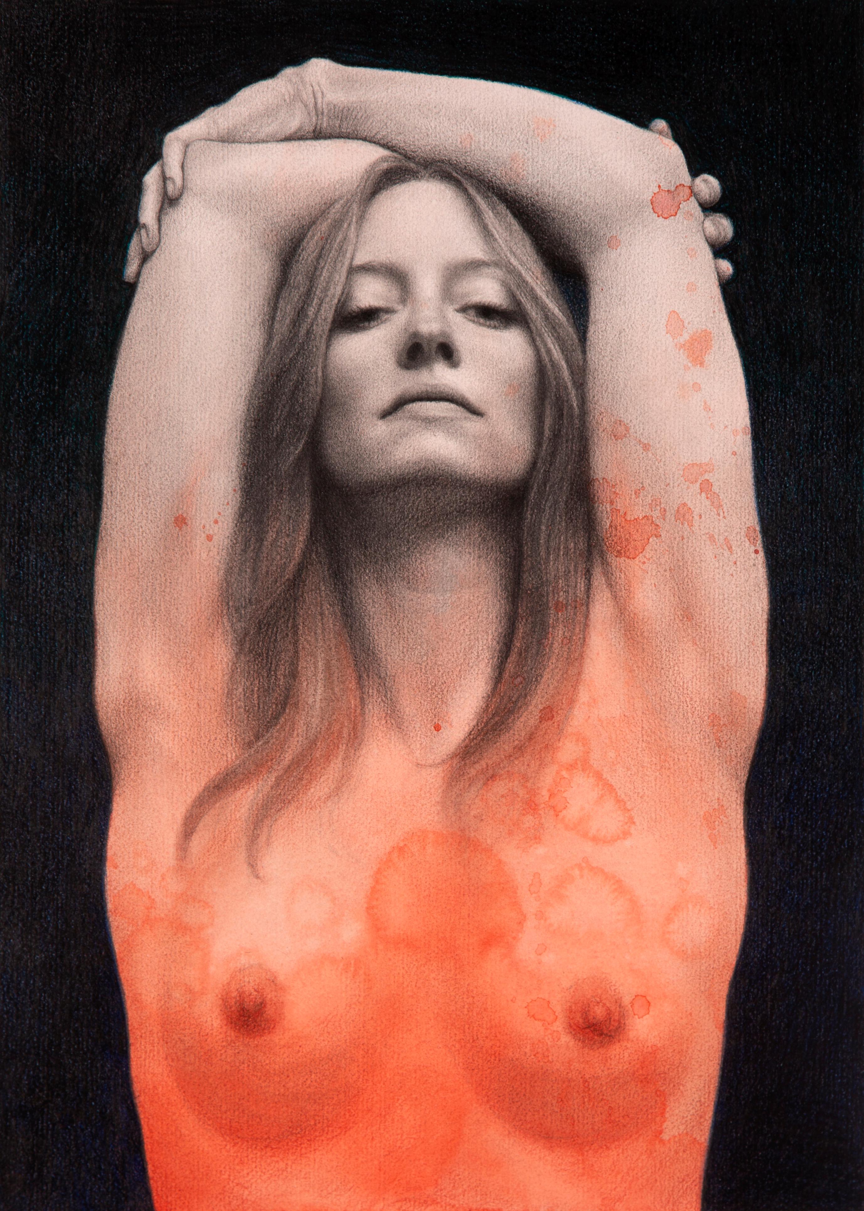 „Open (Study)“ Zeichnung von Hiroshi Hayakawa