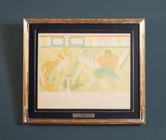 "Pan" Original Watercolor & Ink Storyboard by Walter Schnackenberg