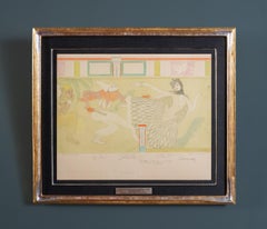 "Mascarada" Guión gráfico original en acuarela y tinta de Walter Schnackenberg