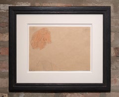 Portrait of Melanie Schiele: Study for Danaë (cat. no. D196a)