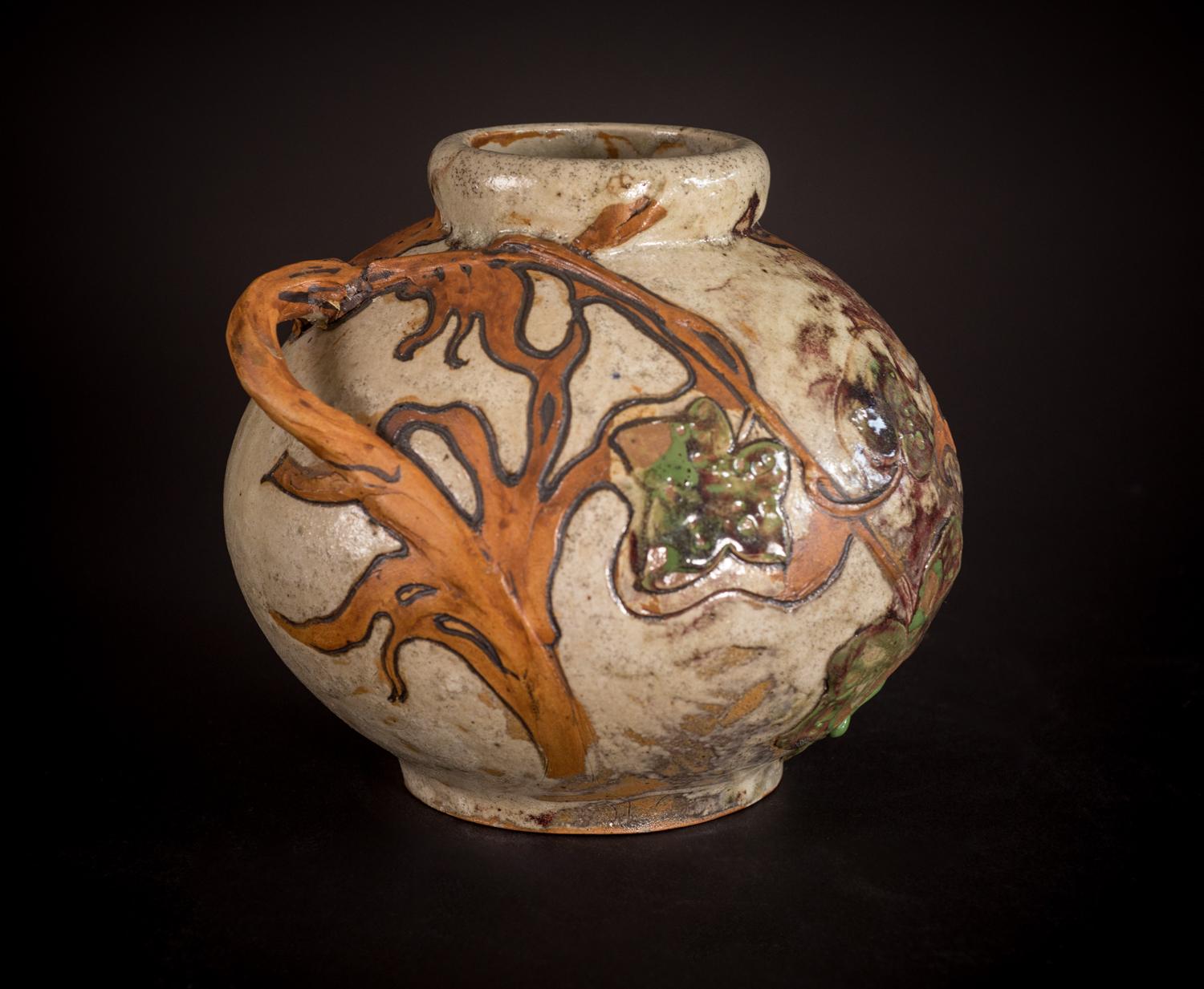 Vitis-Vase (Art nouveau), Art, von Emile Decoeur & Edmond Lachenal