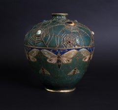 Amphora Jeweled Moth Semiramis Vase