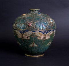 Amphora Jeweled Moth Semiramis Vase