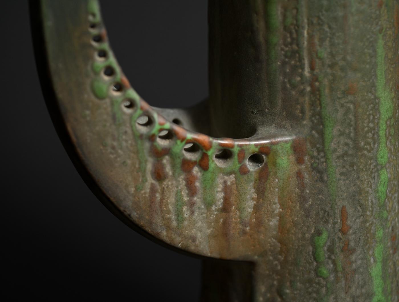 Amphora Ewer in the Shape of a Stylized Tree by Paul Dachsel for Kunstkeramik 3